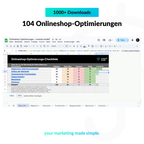 104 Onlineshop-Optimierungen für mehr Verkäufe