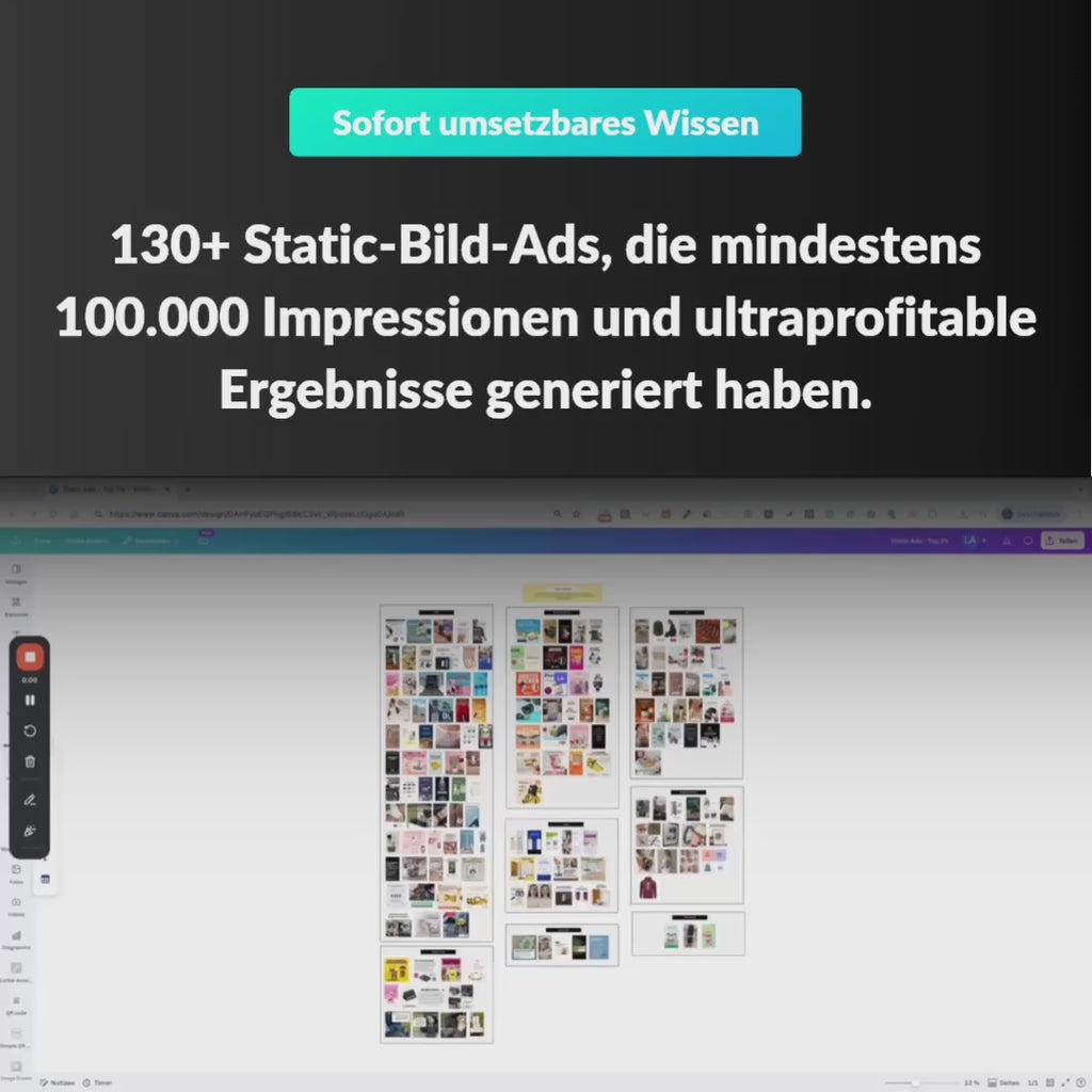 META-Bild-Ads mit jeweils 100K+ Impressionen