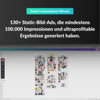 META-Bild-Ads mit jeweils 100K+ Impressionen
