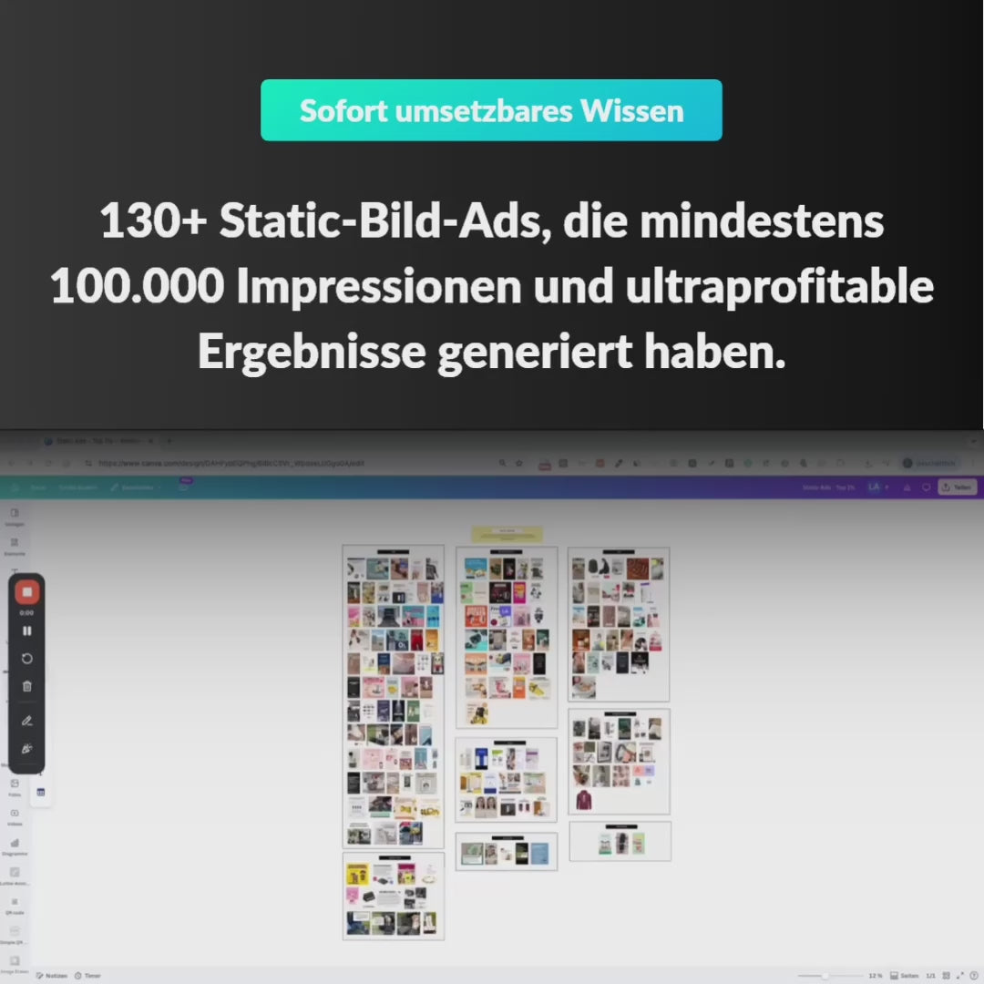 META-Bild-Ads mit jeweils 100K+ Impressionen